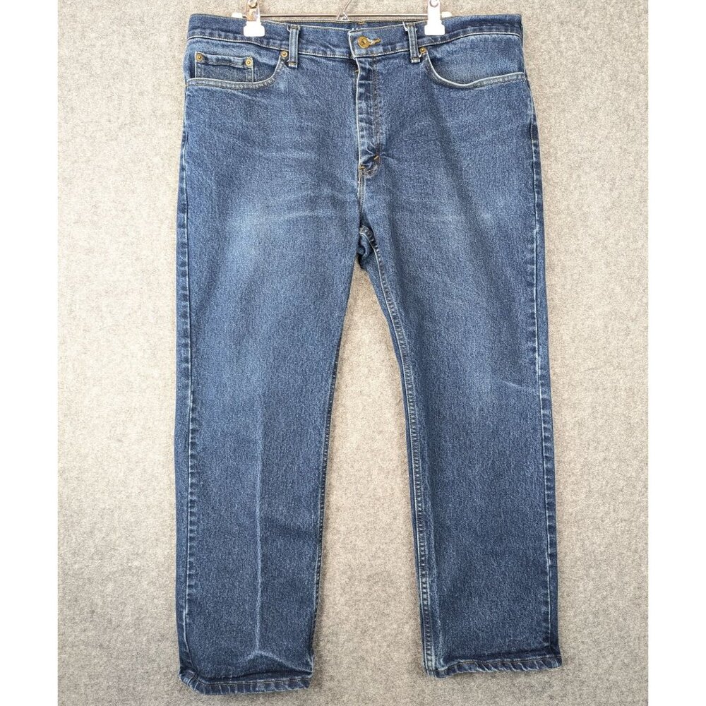 Urban Pipeline SuperFlex Jeans Mens 40x30 Regular Fit Blue Stretch Denim